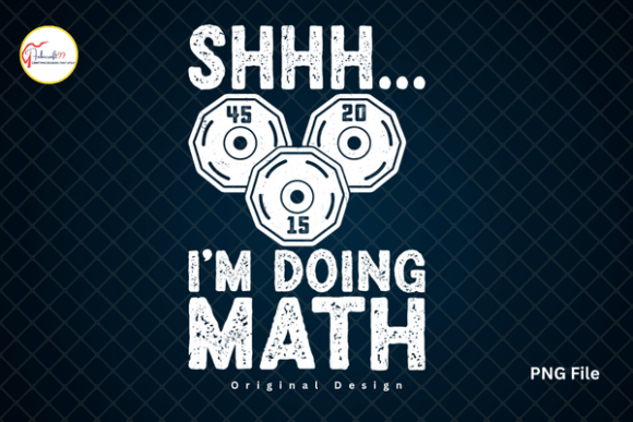 Funny Gym Math Workout Weightlifting PNG: Design Meets Iron