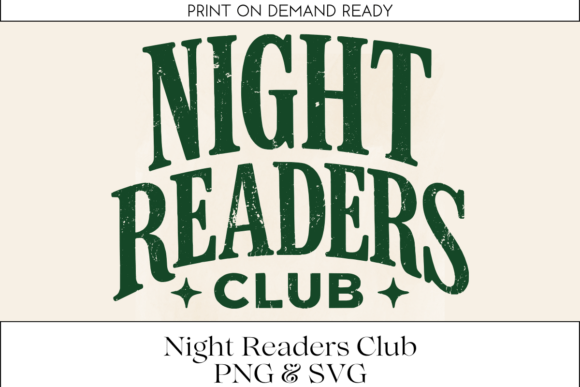 Night Readers Club Retro SVG PNG: A Designer's Deep Dive