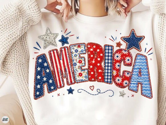 Patriotic Coquette Yarn PNG: A Creative Asset for Modern Makers