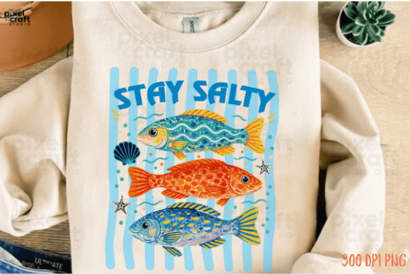 Stay Salty, Coastal Beach Shirt PNG: Your Summer Design Anchor